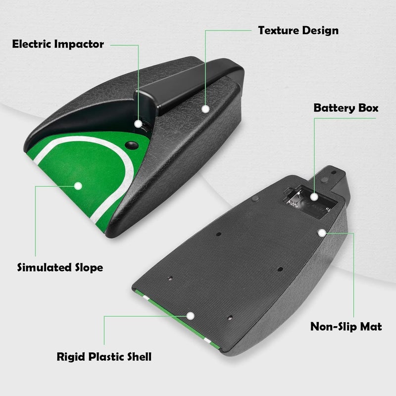 Dorytin Golf Automatic Putting Cup, Practice Return Machine, Auto Putting Returner, Indoor/Outdoor Yard Office - Image 5